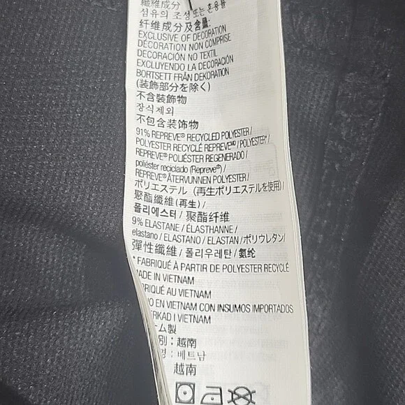 Kirkland Signature Women's Active Pants with Pockets Large Size Black - Picture 8 of 9